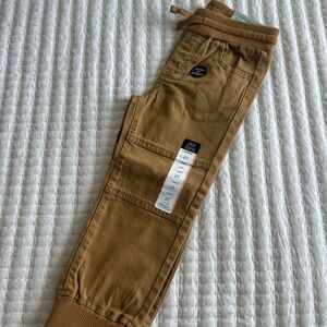 Kids Tan Jogger Pants